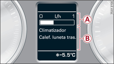 Cuadro de instrumentos: Consumidores adicionales